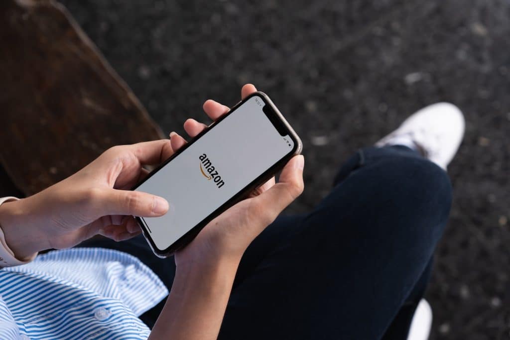 An Amazon FBA seller logging onto Amazon Seller Central to check their Amazon FBA fees.